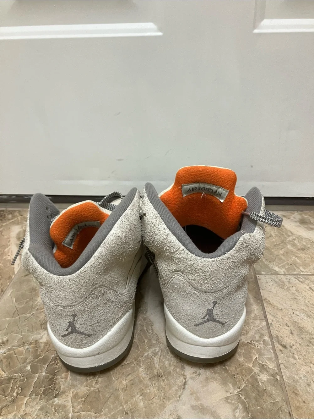 Air Jordan 5 Retro SE Craft Light Orewood Brown Sneakers Size 7Y FD9220-180